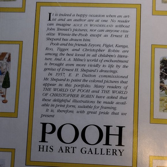 Pooh: His Art Gallery, 8 Watercolor Prints for Framing - Picture 3 of 12